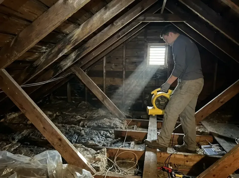 attic-water-damage-drying-proc-007 — frequently asked questions, Emergency Water Extraction & 24/7 Flood Response in Unionvi…